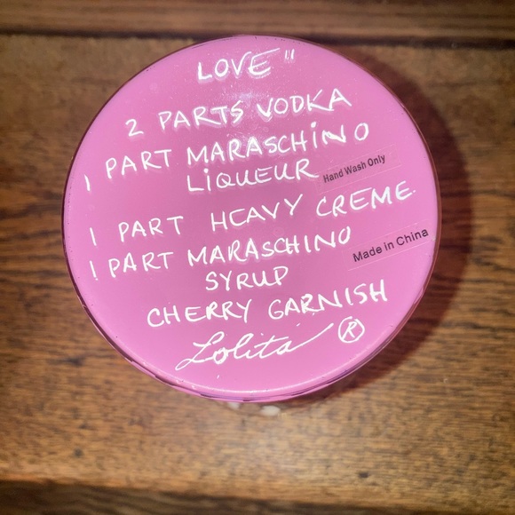 Glass by  Martini Lolita, Santa Barbara Design Hand Painted Lolita Martini Glass - Picture 6 of 6